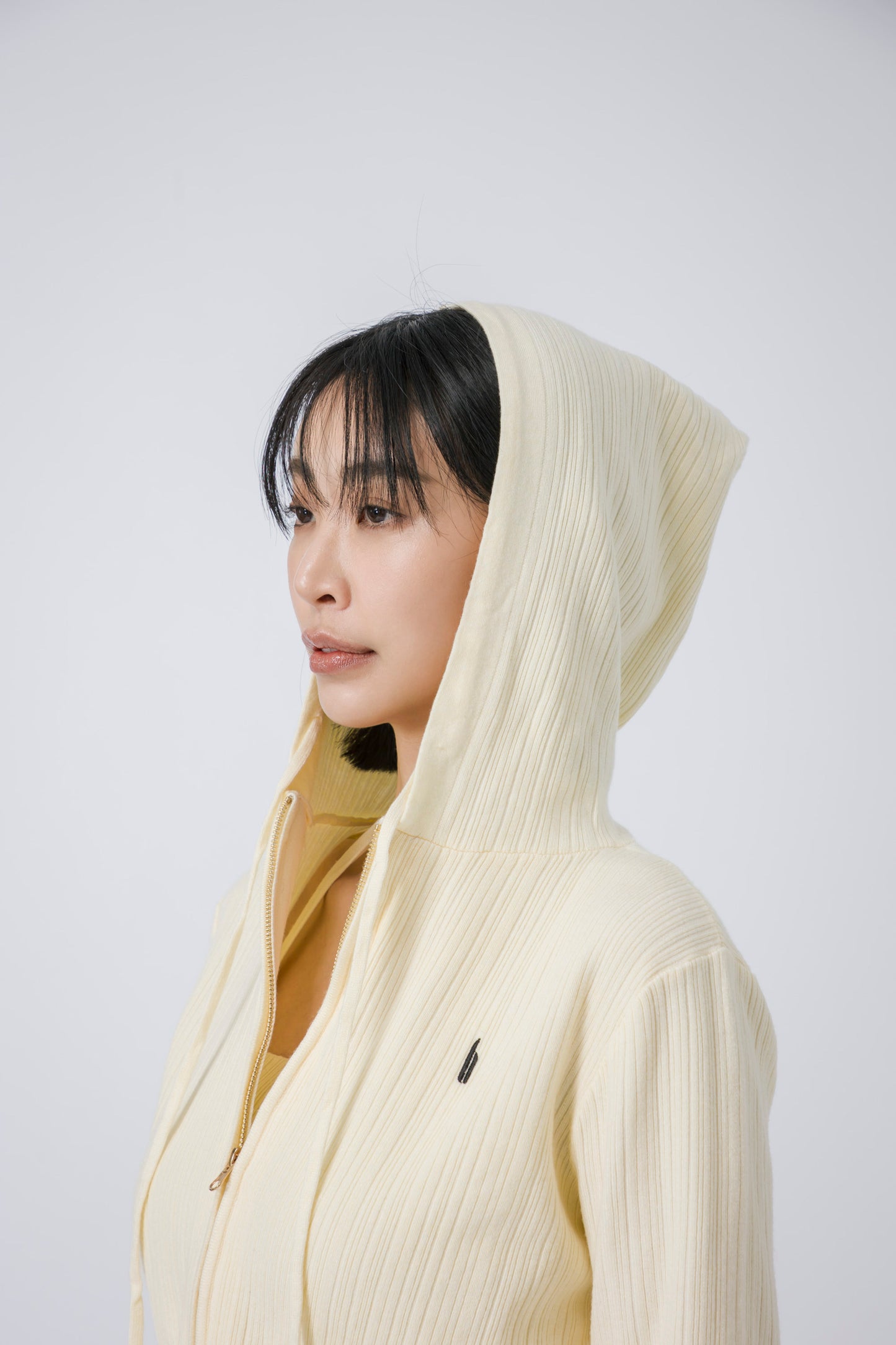 Ease Knit Cropped Zip Jacket